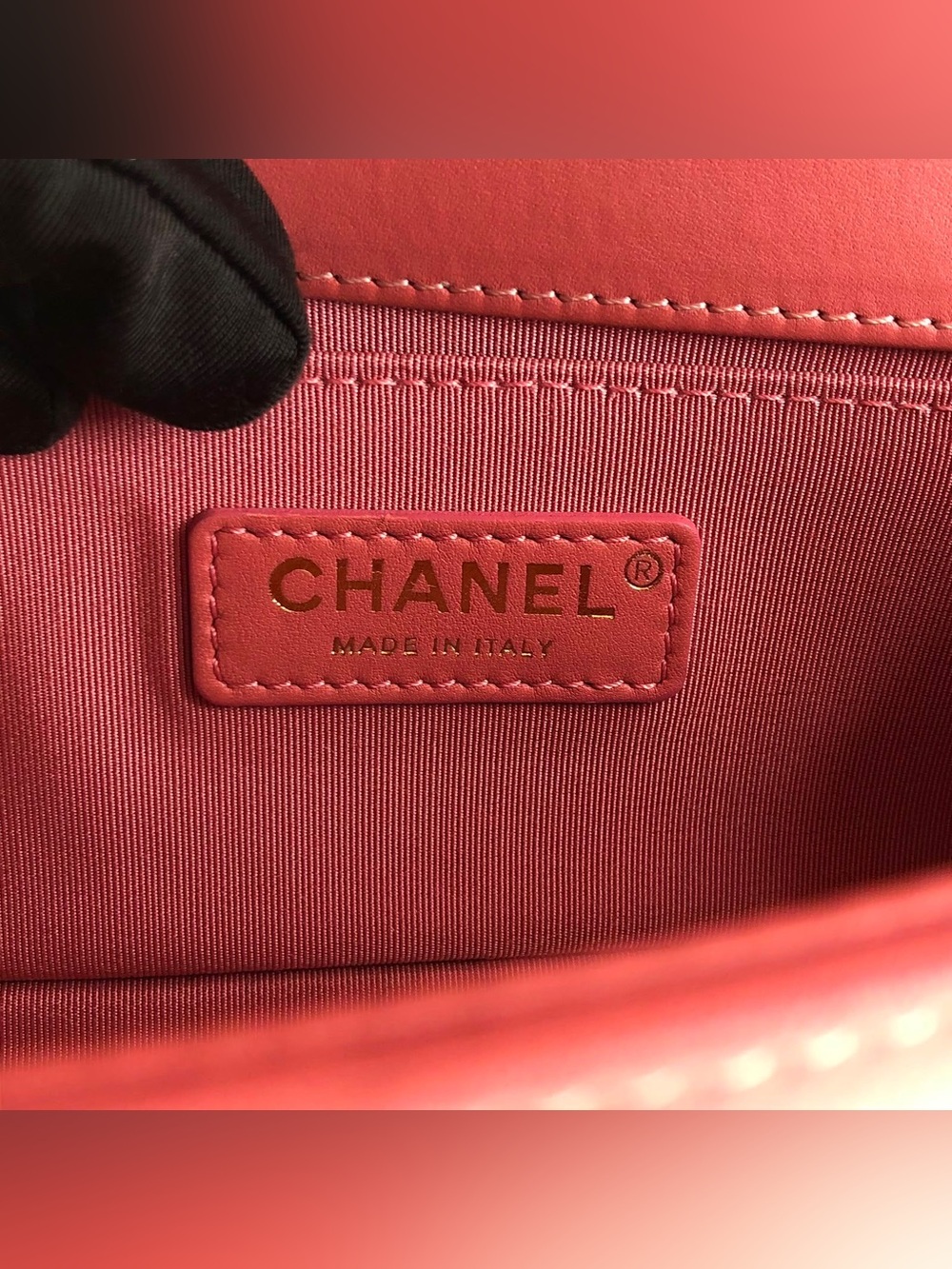 Chanel Leboy Small Lambskin Pink GHW - Picture 14 of 16